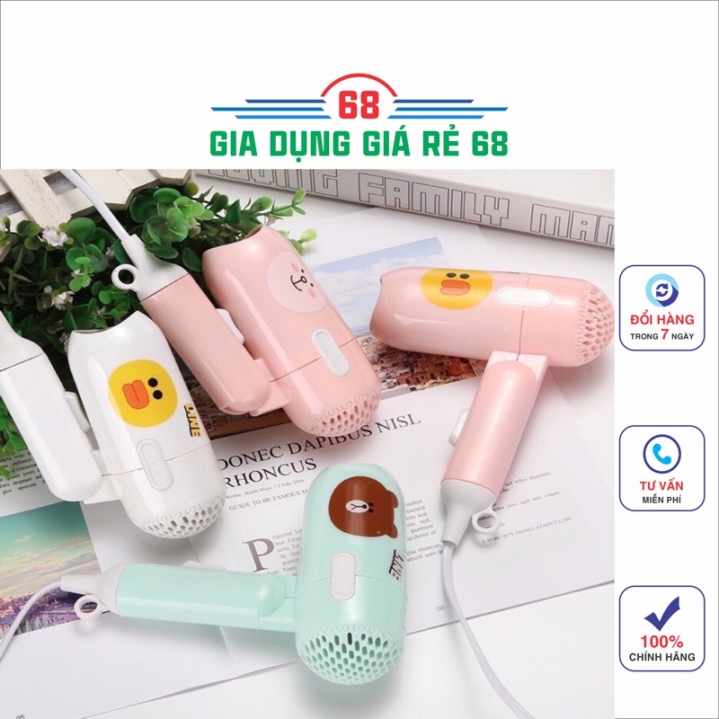 Máy sấy tóc mini icon siêu kute bỏ túi