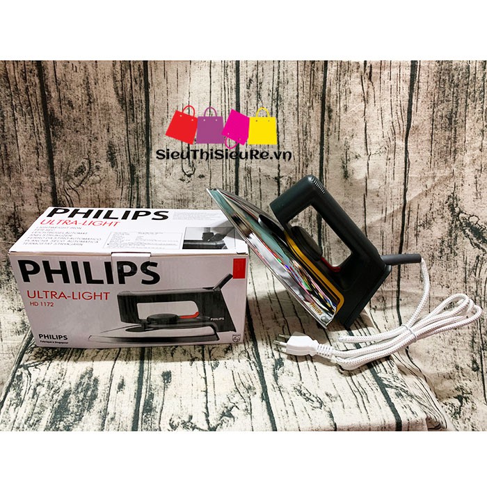 Bàn ủi khô Phillips HD1172 1000W