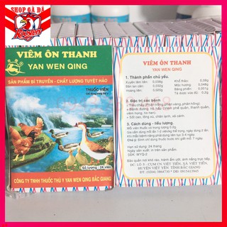 Viêm ôn thanh 5 hộp - sản phẩm bí truyền dành cho gà đá