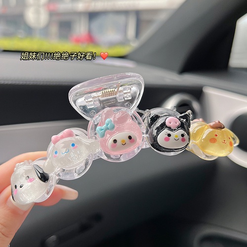 SANRIO Kẹp Tóc Hình Hoạt Hình Phong Cách Hàn Quốc Xinh Xắn 2022
