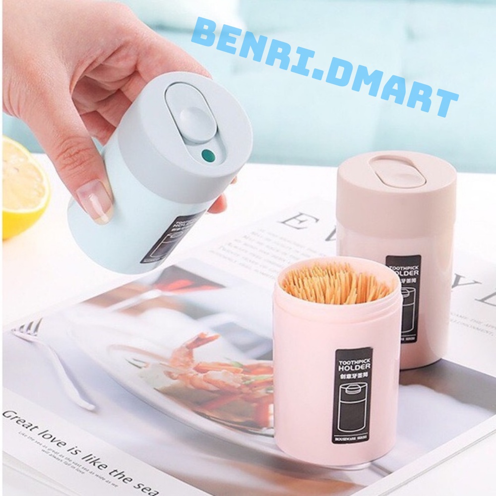 Lọ đựng tăm nhựa cao cấp 2 in 1 tiện ích 2972