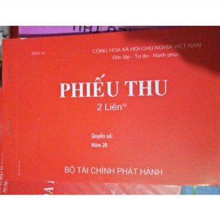 PHIẾU THU ,HÓA ĐƠN