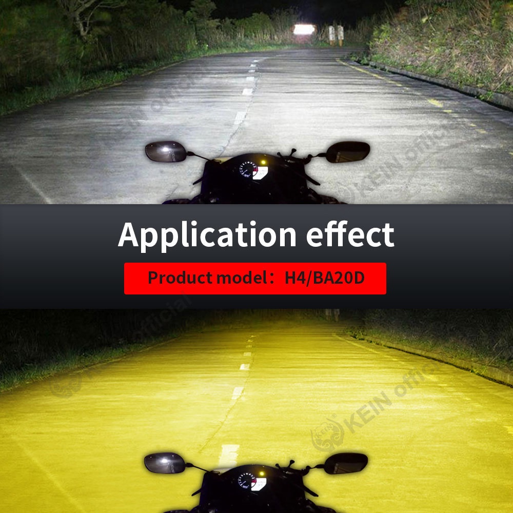 KEIN Bóng Đèn Pha H4 Led H6 BA20D HS1 2022 Cho Xe Máy