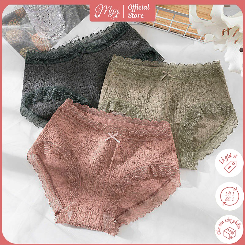 QUẦN LÓT NHĂN QUẢNG CHÂU PHỐI NƠ SIÊU XỊN *NHĂN XỊN*