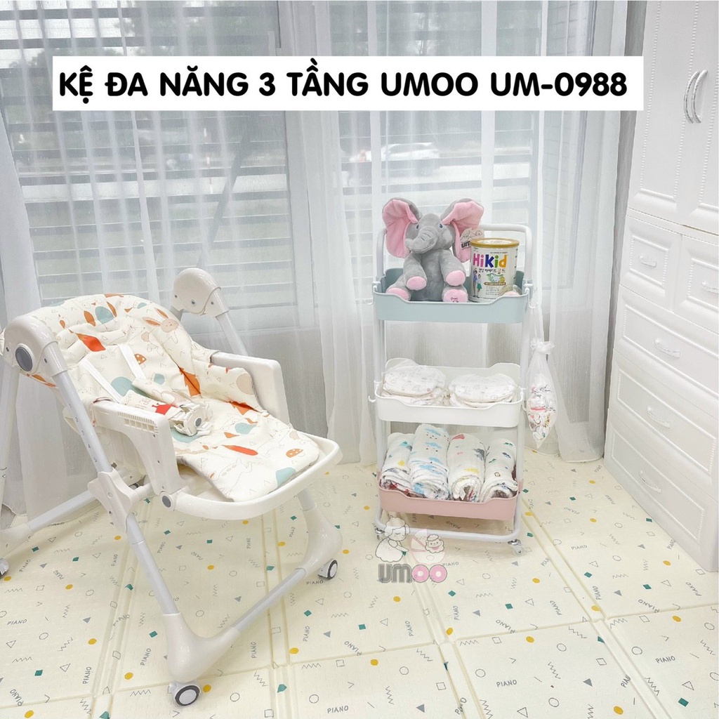 [Hàng sẵn giao ngay]. KỆ ĐA NĂNG 3 TẦNG UMOO UM-0988