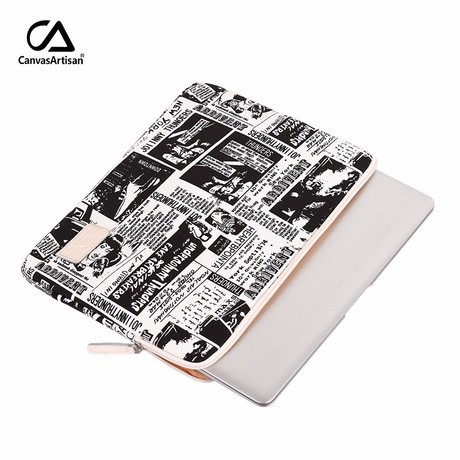 Túi chống sốc Laptop, Macbook có lớp đệm nhung vàng Canvas Artisan chính hãng