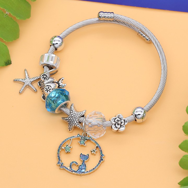 Lắc tay charm biển xanh (Mã SP: DONHO749243)