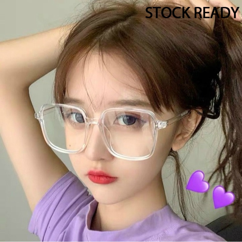 Mắt Kính Gọng Vuông Chống Bức Xạ Thời Trang Hàn Quốc Chất Lượng Cao