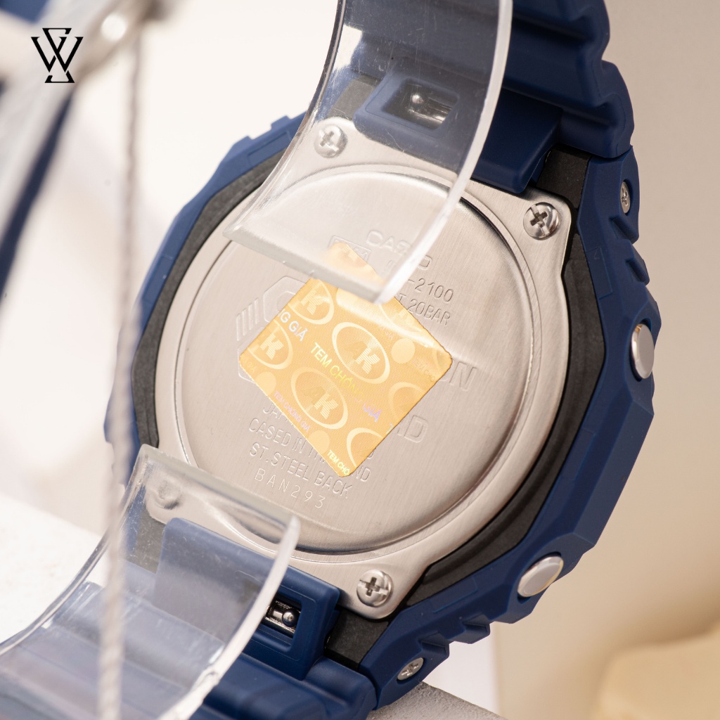 Đồng Hồ Điện Tử Nam Casio G-Shock WATCHSTORE GA-2100-2ADR Thiết Kế Mặt Kính Khoáng 45.4mm, Vỏ Và Dây Nhựa Bền Bỉ