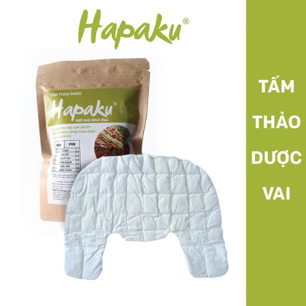 Tấm Thảo Dược Đai Chườm Vai Cắm Điện Hapaku