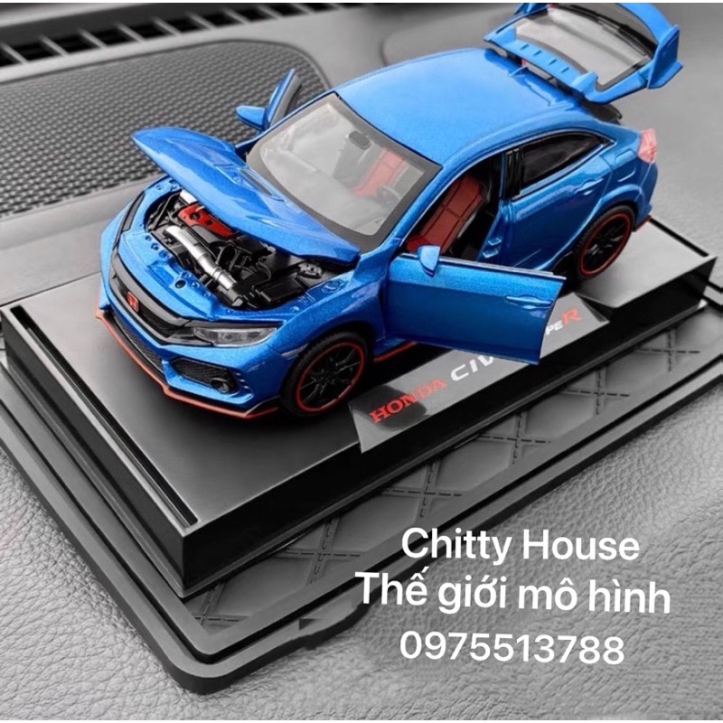 Mô hình xe ô tô Honda Civic Type R tỉ lệ 1:32 Mini Auto