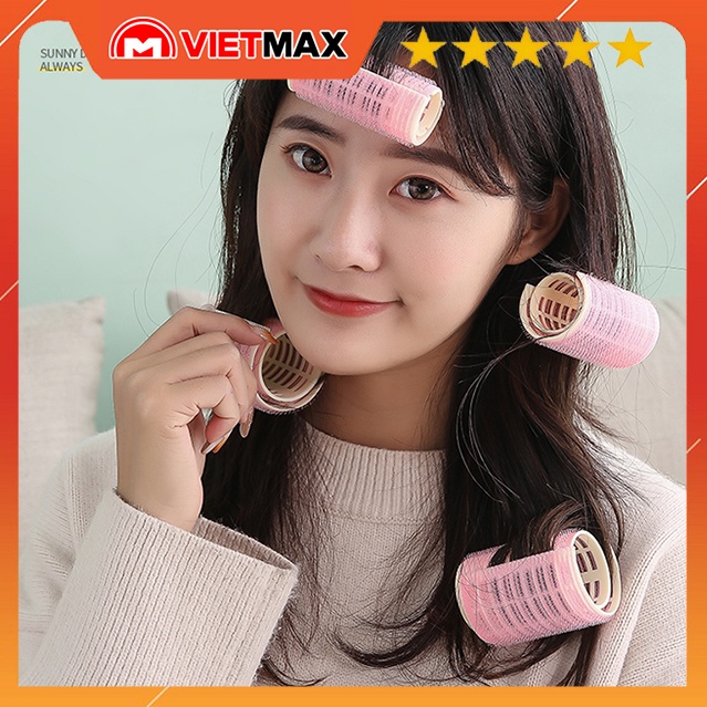 Lô Cuốn Tóc Nữ Phong Cách Hàn Quốc Tạo Kiểu Tóc Bồng Phồng Không Hại Tóc