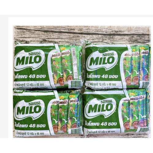 [Hàng Hot] Túi 30 gói Milo 3 in 1 hòa tan Thái Lan siêu ngon được tặng thêm 3 gói nhỏ