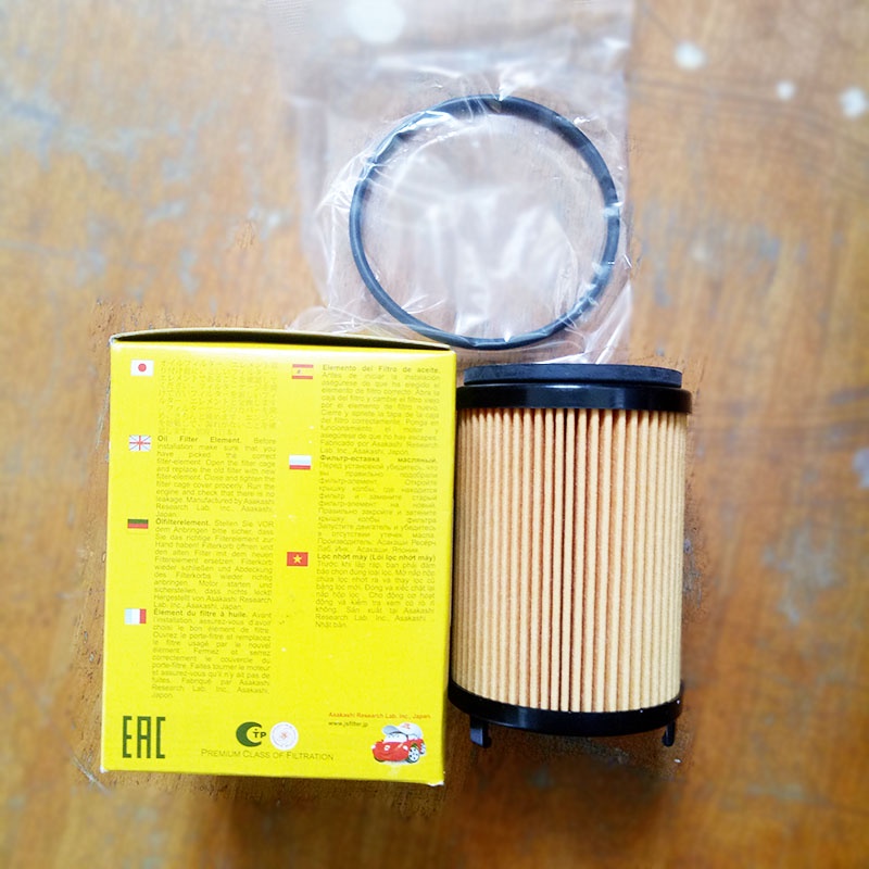 Lọc nhớt- lọc dầu OE0122 JS Asakashi Nhật Bản dành cho xe Isuzu Mu-X 1.9 2017, 2018, 2019, 2020, 2021, 2022, 2023