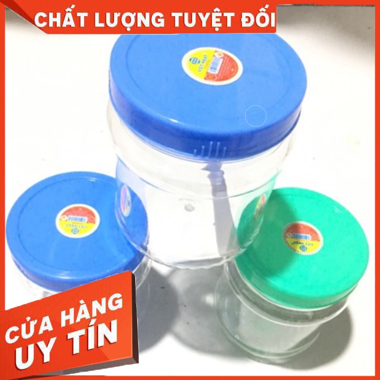 Lọ nhựa đựng gia vị nắp vặn kín 300ml kèm thìa xịn hàng công ty | BigBuy360 - bigbuy360.vn