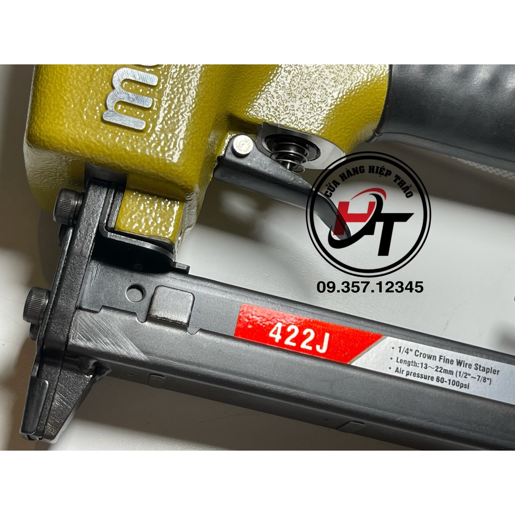 Súng bắn ghim gỗ 422j Meite bằng hơi đinh chữ U SBG-422-MT