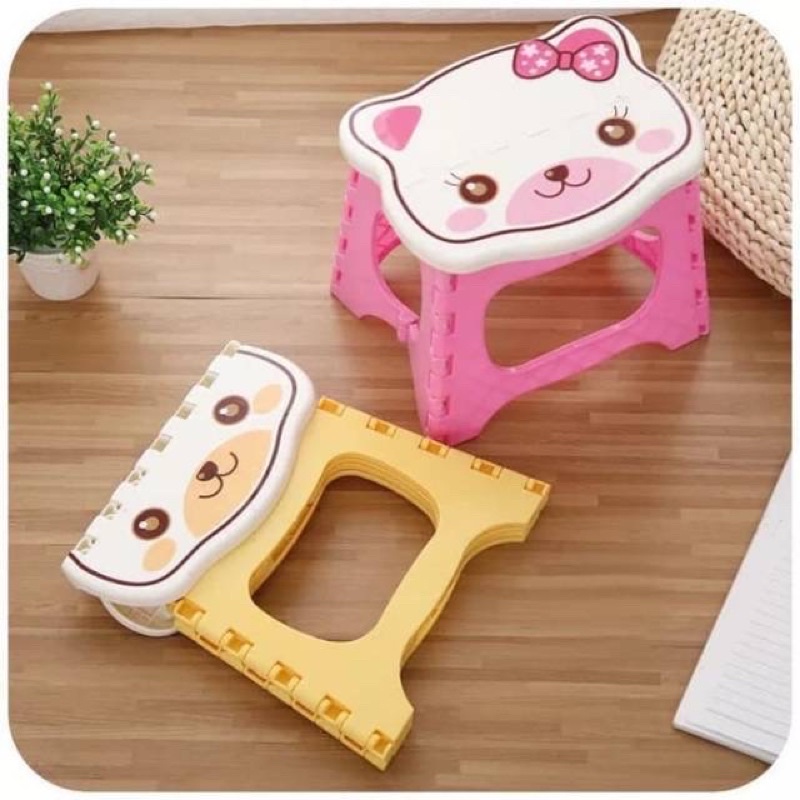ghế nhựa gấp gọn có in hình