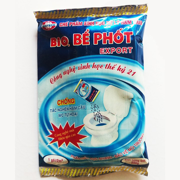 Men xử lí bể phốt Bio công nghệ sinh học thế kỉ 21 gói 250g