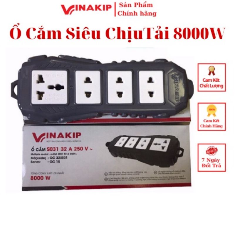 Ổ cắm siêu chịu tải liền dây / không dây ổ cắm siêu chịu tải 8000w