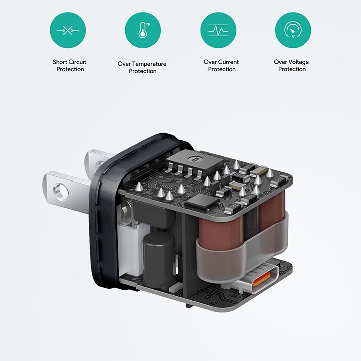 CỦ SẠC NHANH PD3.0 20W AUKEY PA-B1 PRO