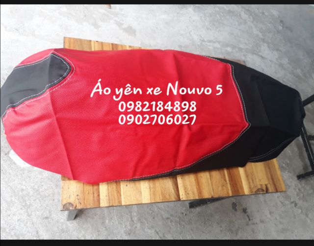 Áo yên xe Nouvo 5 tặng kèm bọc chân chống xe