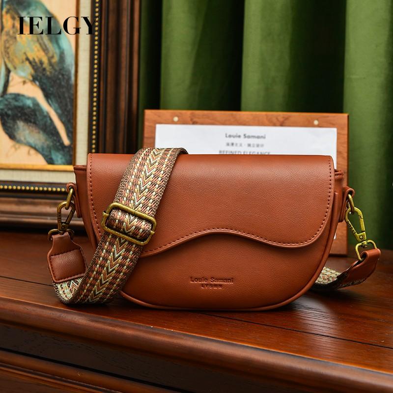 Túi Đeo Chéo Kiểu Yên Ngựa Đơn Giản Thời Trang Cho Nữ