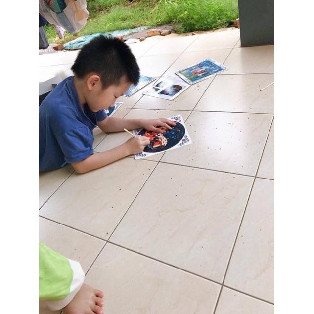 Tranh Cạo (Tranh cào) Nghệ  Thuật Scratch Art Cards toy.garden