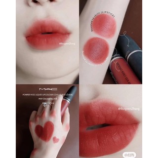 [Số Lượng Có Hạn] Son Kem Mac 991 Devoted To Chili Đỏ Đất