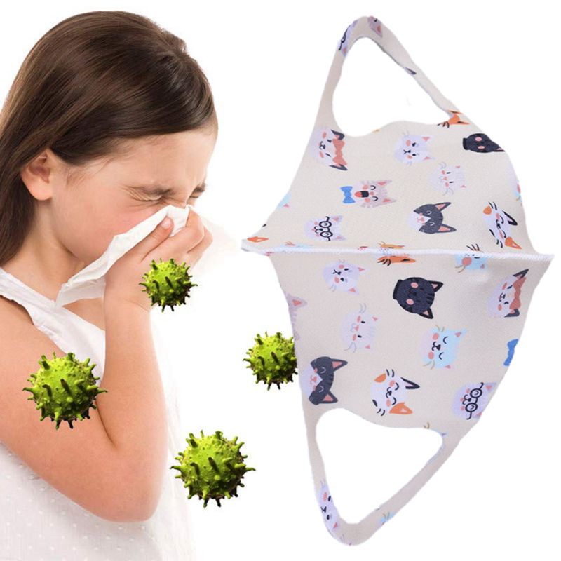 Vỏ Bọc Bảo Vệ Mặt Họa Tiết Khủng Long / Trái Tim 3D Có Thể Giặt