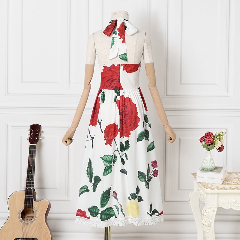 Đầm dài không tay ZANZEA họa tiết hoa vintage cho nữ