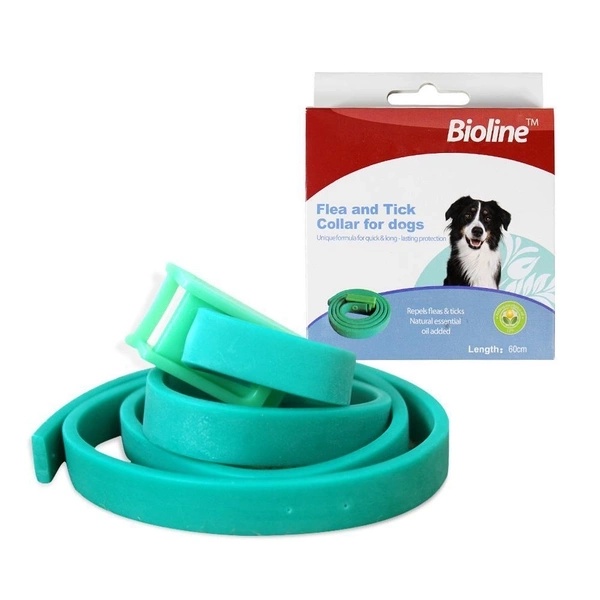 Vòng diệt ve rận chó mèo Bioline - Vòng cổ ngừa ve bọ chét thú cưng