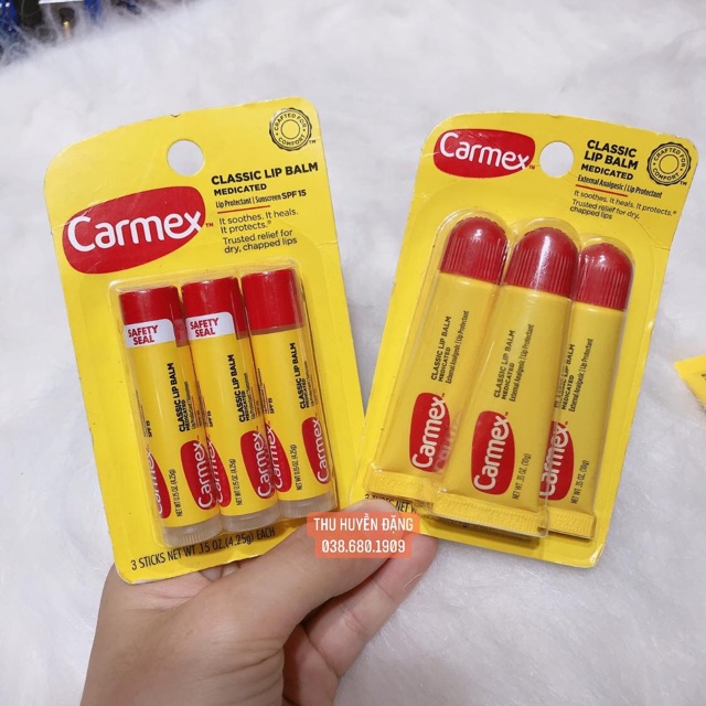 Son Dưỡng Carmex Ultra Smooth Lip Balm