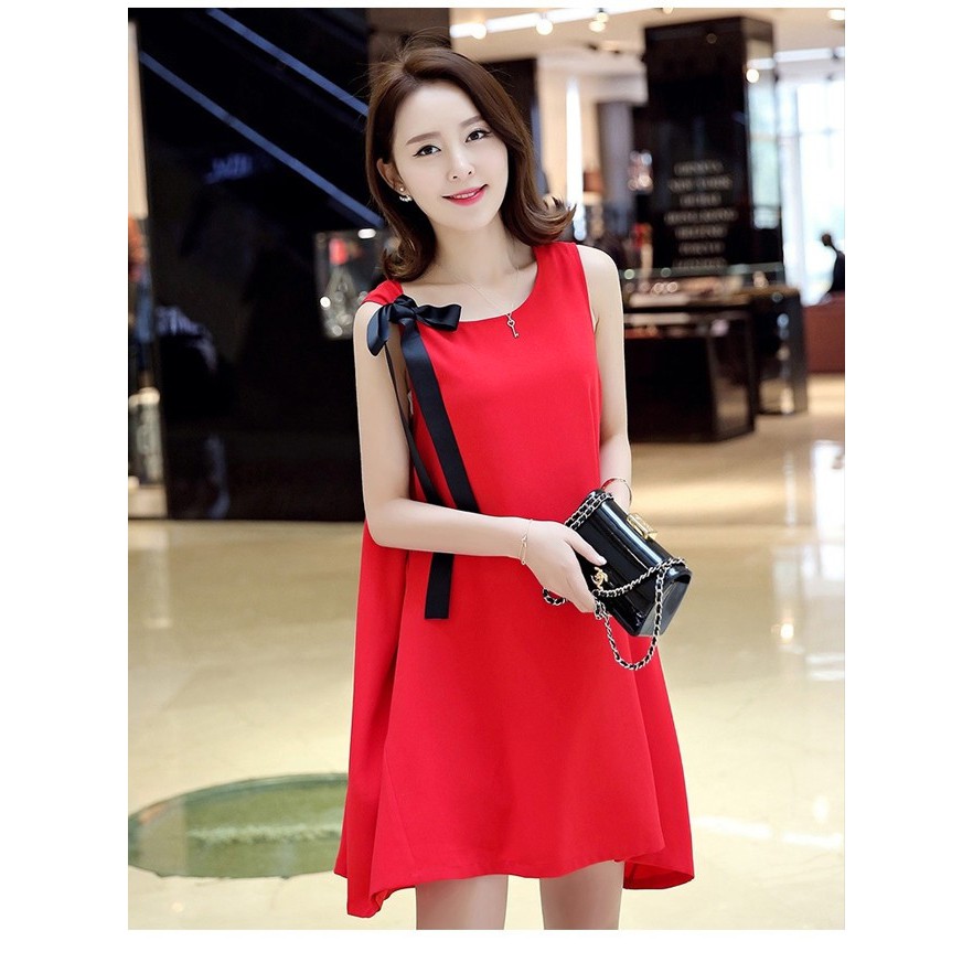 Đầm bầu đầm suông kiểu dáng Hàn Quốc