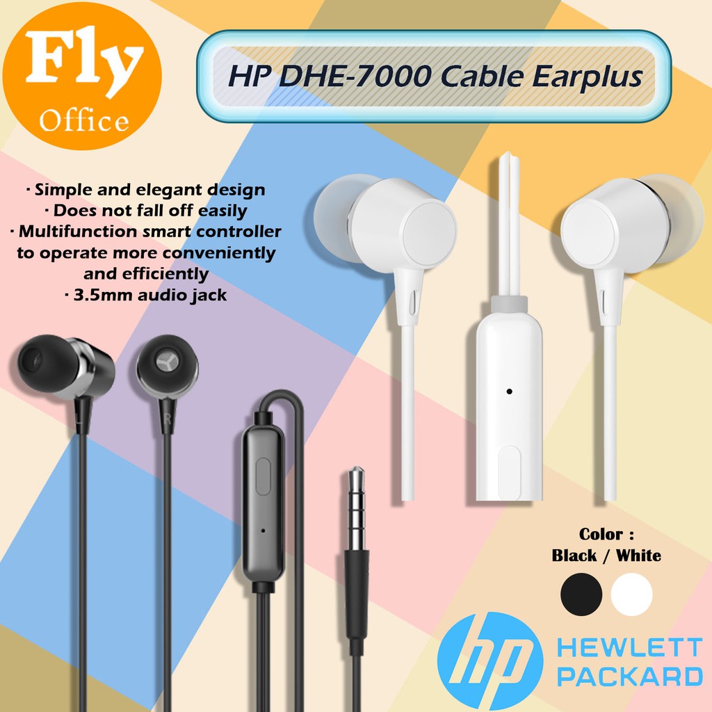 TAI NGHE NHÉT TAI CÓ DÂY CHÍNH HÃNG HP DHE 7000