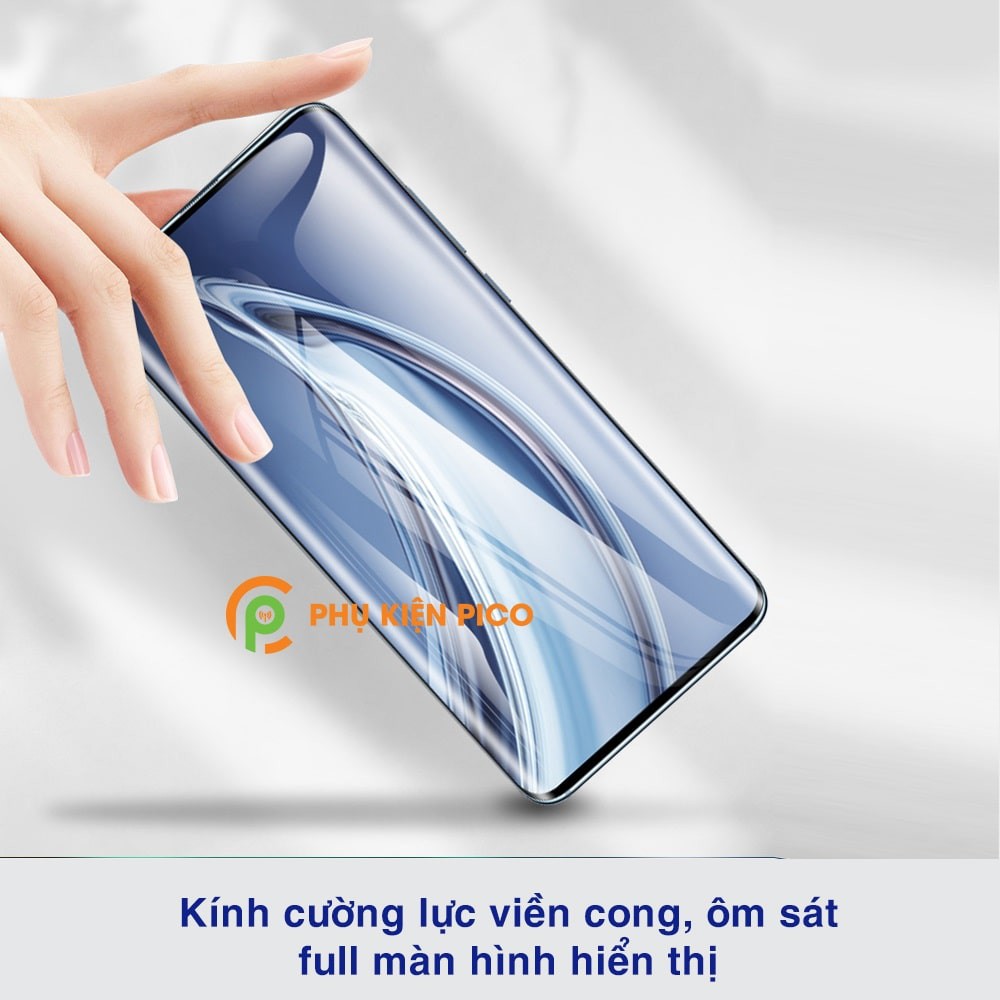 Kính cường lực Xiaomi Mi 10s nhận vân tay trong màn hình đèn UV cỡ lớn T-Max - Dán màn hình Xiaomi Mi 10s