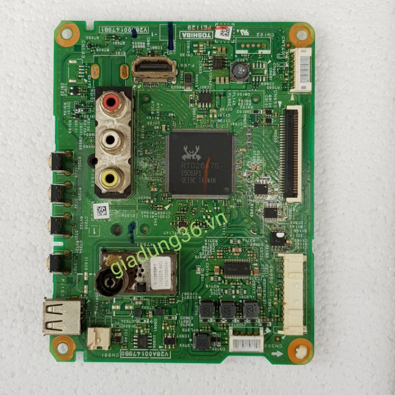 Bộ bo mạch tivi toshiba 32p1300 32p1400 / 32L2450