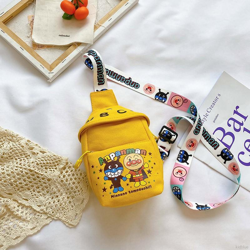 Túi đeo chéo họa tiết hoạt hình thời trang cho bé phong cách Hàn Quốc