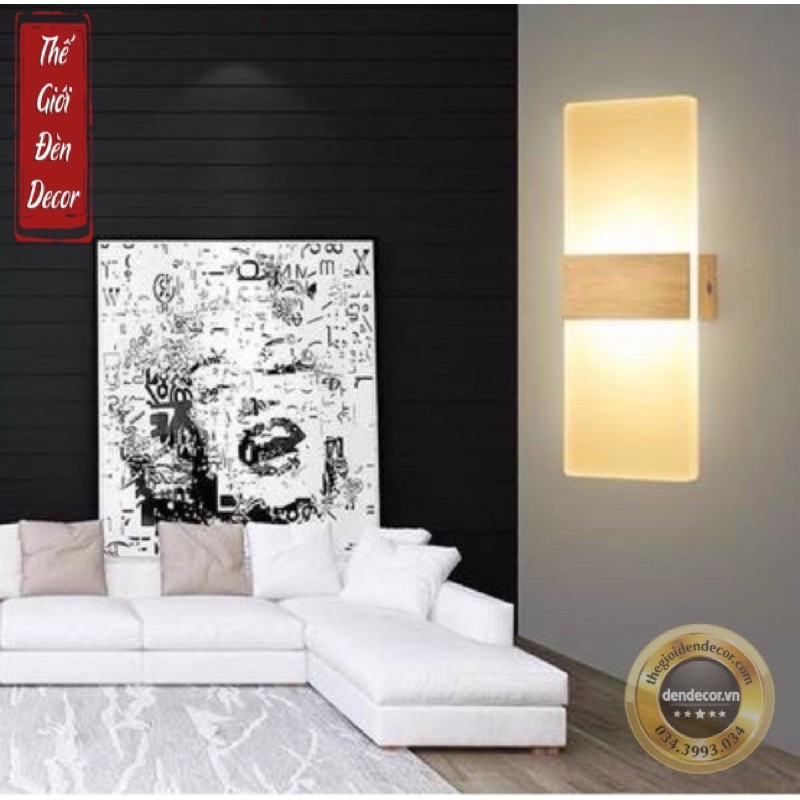Đèn tường led cầu thang phòng ngủ 3 chế độ ánh sáng