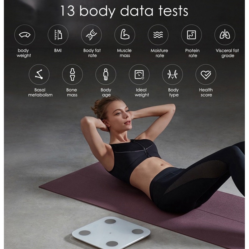 Cân điện tử thông minh Xiaomi Body Fat Scale 2 Universal cân thể chất xiaomi