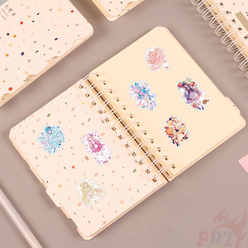 ❉ Lolita Girls Series 02 Stickers ❉ 60Pcs/Set DIY Fashion Luggage Laptop Skateboard Decals Doodle Stickers