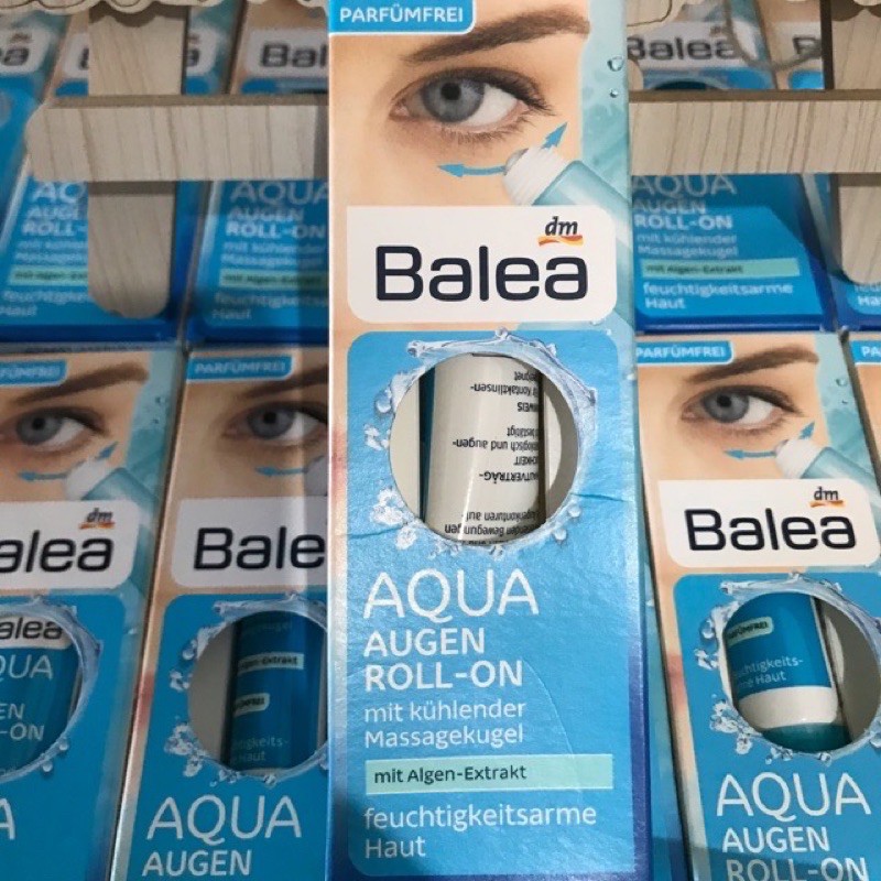 Lăn dưỡng mắt Balea Aqua Augen Roll-On hiệu quả tuyệt vời cho đôi mắt