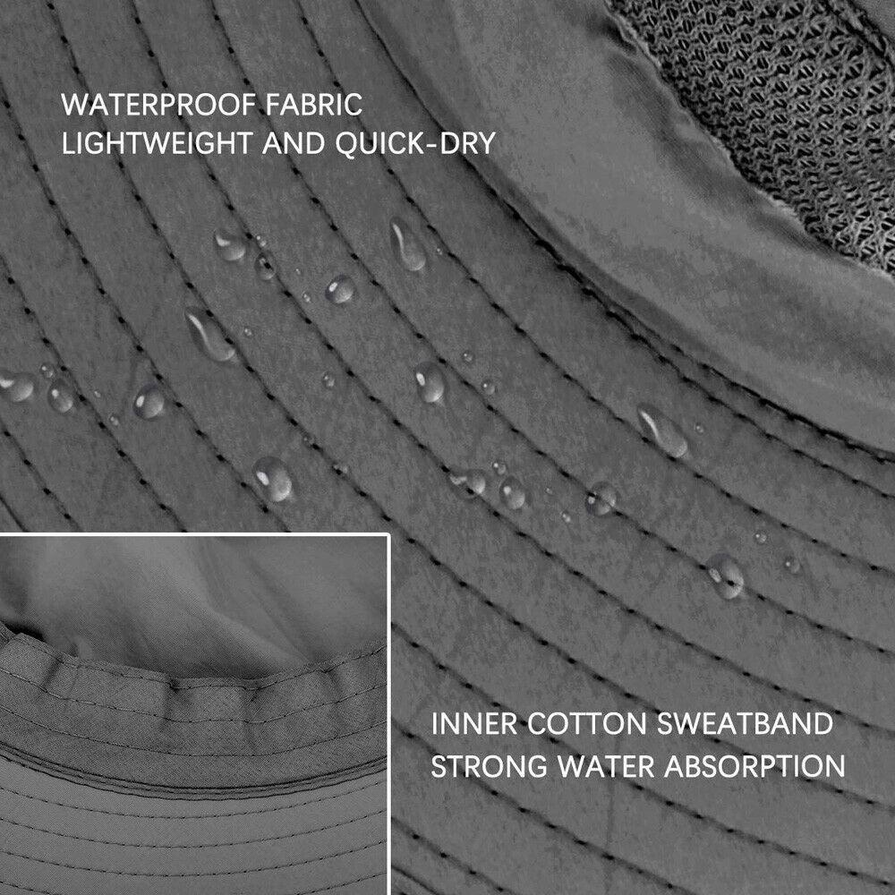 Mũ Lưỡi Trai Thể Thao Vành Rộng Chống Nắng &amp; Nước