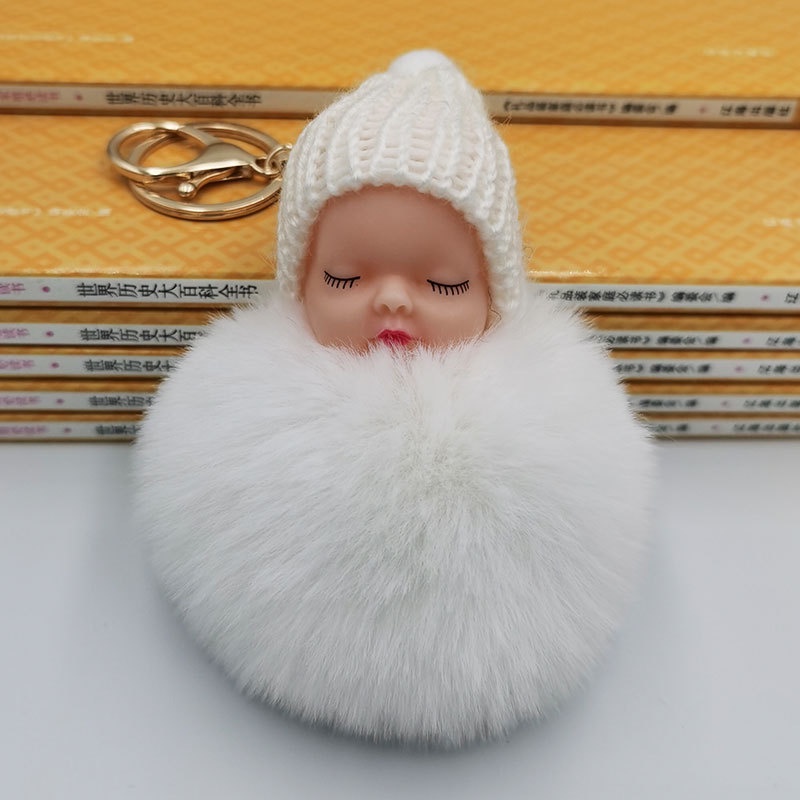 (Bán Buôn Sỉ) Móc khóa búp bê ngủ siêu kute