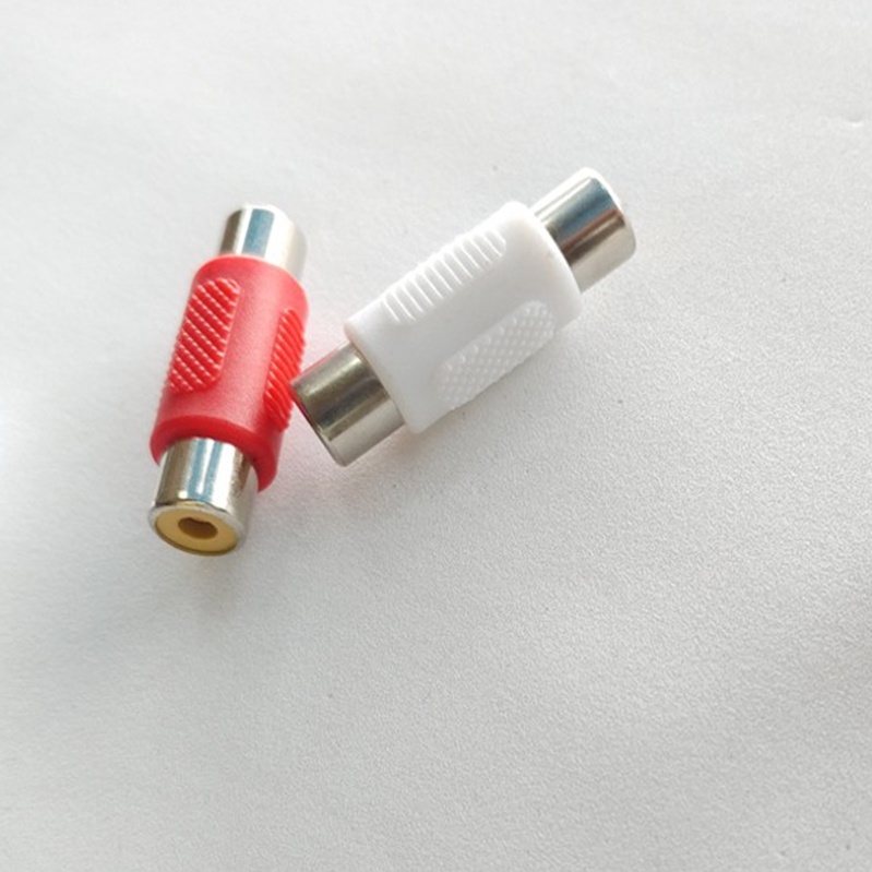 Combo 3 Đầu nối jack AV Hoa Sen-RCA H2Pro chống sôi-nhiễu (3 chiếc), Jack (rắc) nối AV-hoa sen-RCA