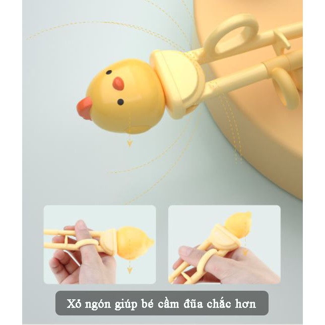 Bộ đũa tập ăn Goryeo hàn quốc kèm thìa và dĩa cho bé có hộp