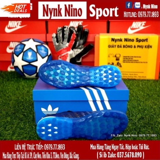 Giày Bóng Đá TQ Adidas X 19.1 Tím Than Vạch Vàng Đồng TF $ $ $