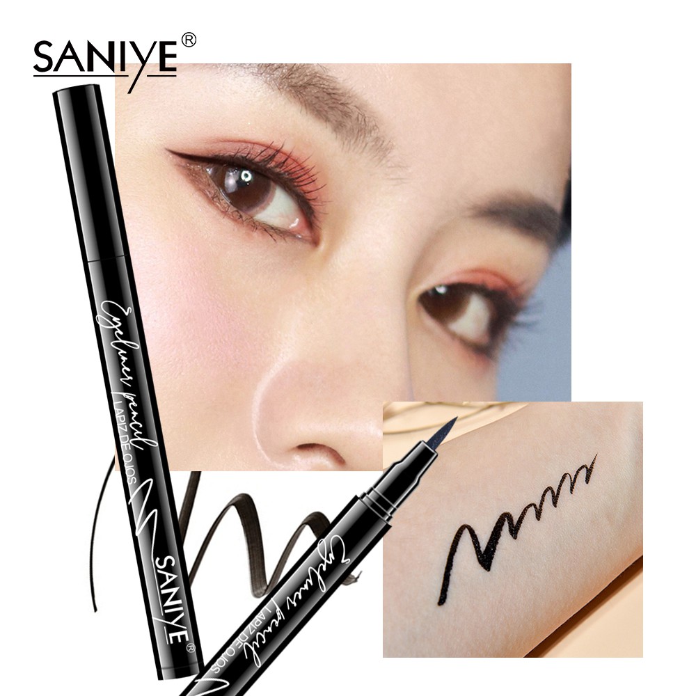 Eyeliner+Mascara SANIYE ZH4 Black Waterproof Eye Makeup 35g