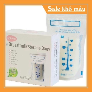 Hộp 60 túi trữ sữa unimom hip hip hip1994@