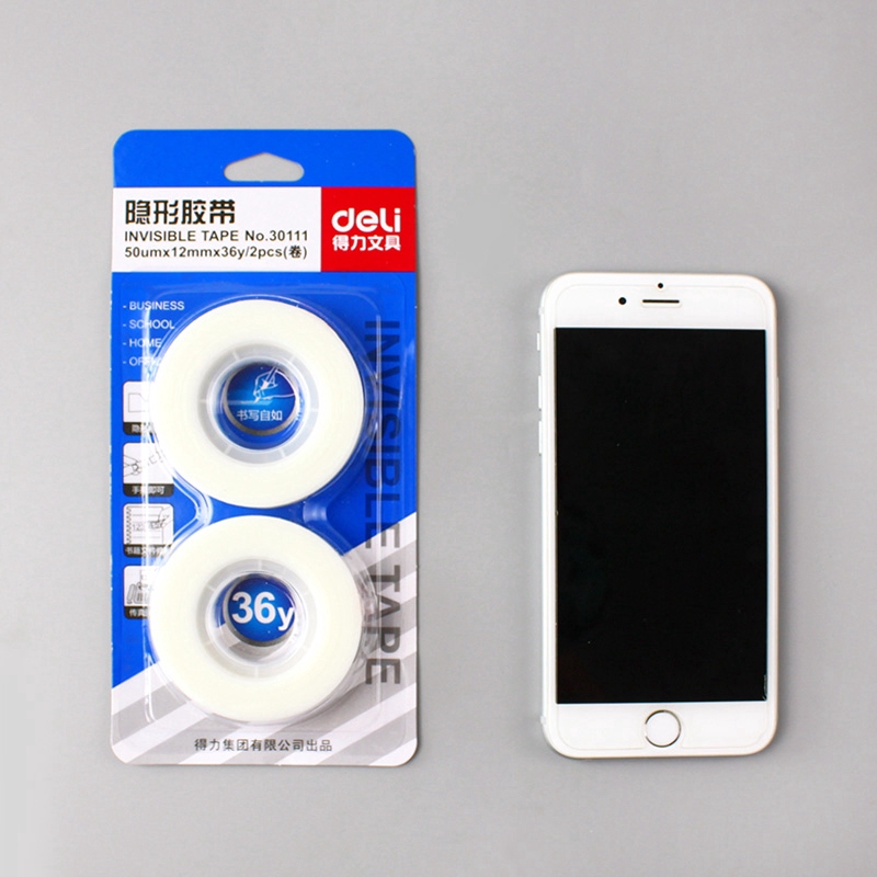 Set 2 cuộn băng dán vô hình 50um X 12mm X 36y