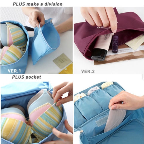 Túi Đựng Mỹ Phẩm Du Lịch Màu Hồng